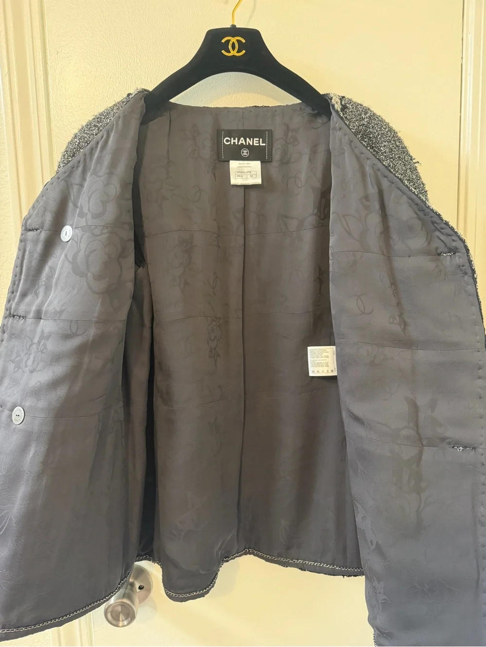 2014 Chanel Metallic Fantasy Tweed Jacket